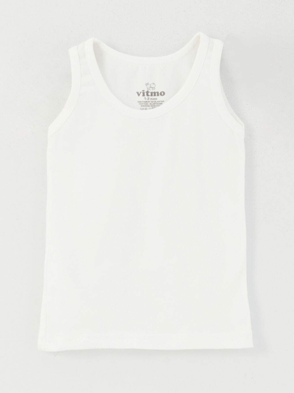 Karışık Bisiklet Yaka Basic Kız Çocuk Atlet 3'lü-2