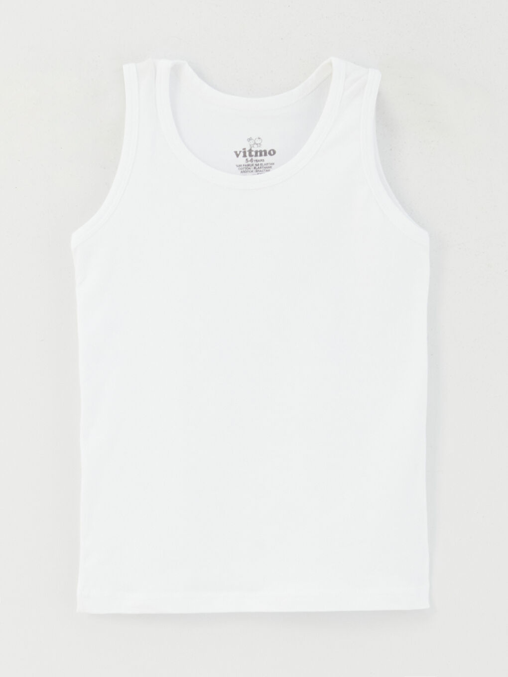 Karışık Bisiklet Yaka Basic Erkek Çocuk Atlet 3'lü-1