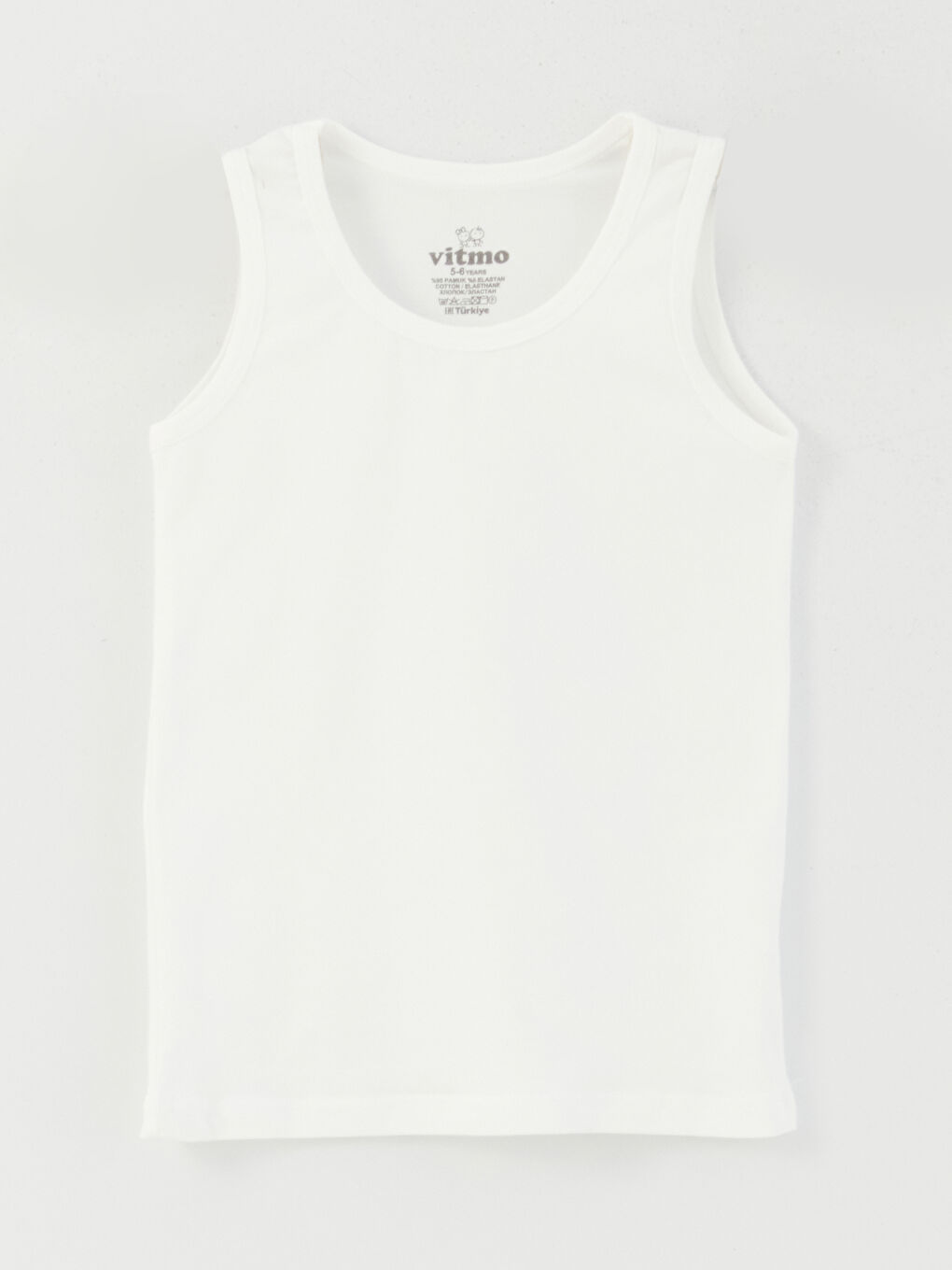 Karışık Bisiklet Yaka Basic Erkek Çocuk Atlet 3'lü-2