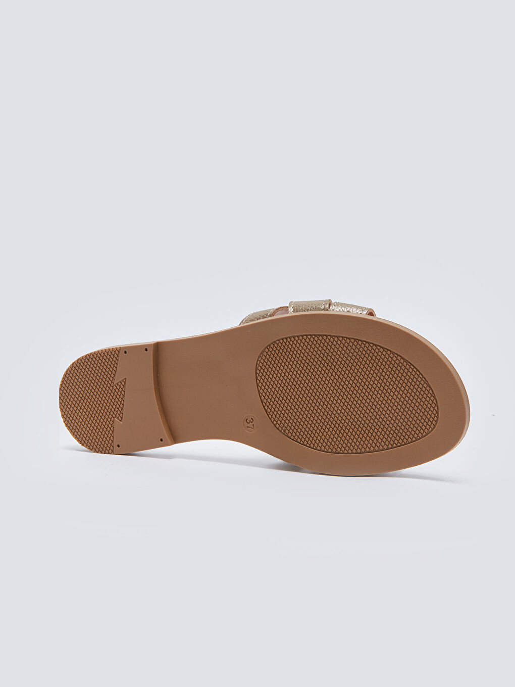 Sarı Desenli Tek Bantlı Kadın Terlik-3