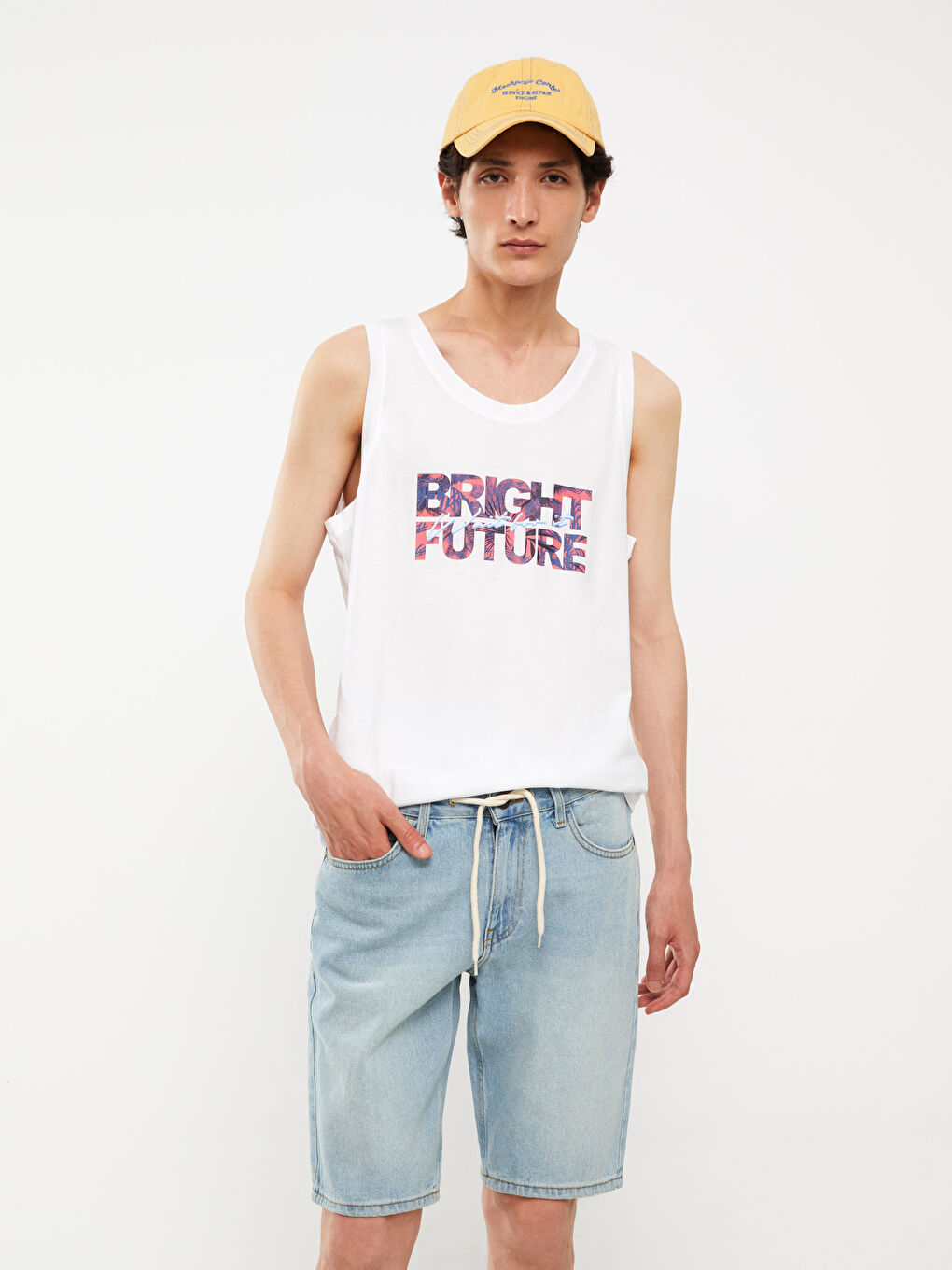 Standard Fit Men's Jean Shorts -S3K408Z8-H45
