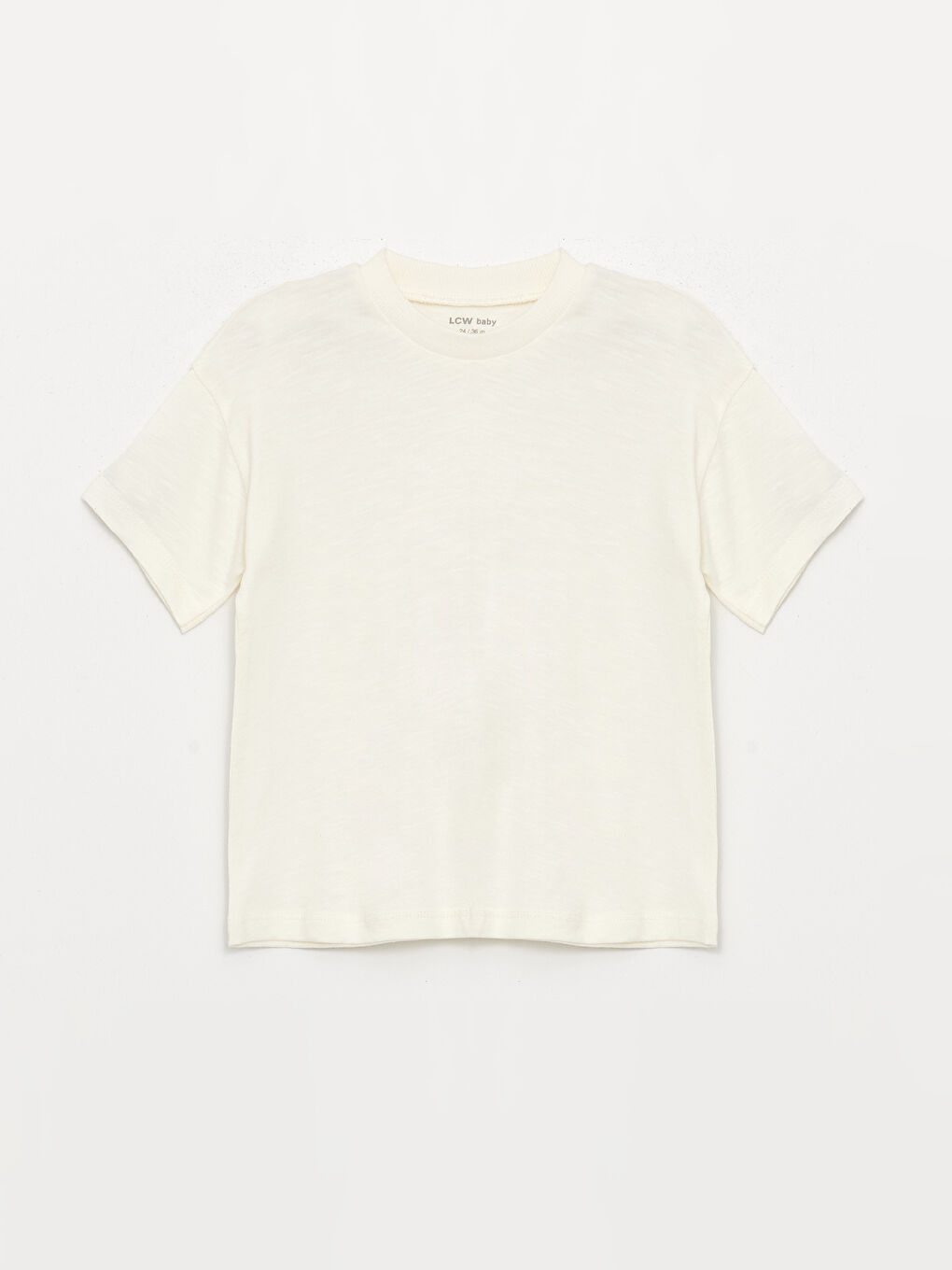 Crew Neck Basic Baby Boys' T-Shirt