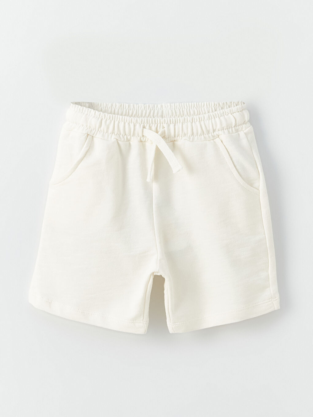 Bej Basic Erkek Bebek Şort