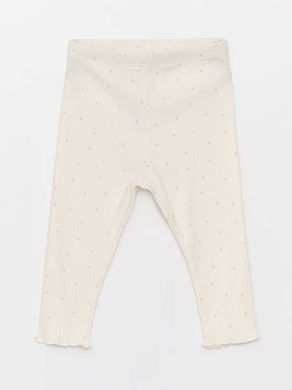 Lila Beli Lastikli Kız Bebek Tayt 3'lü-2