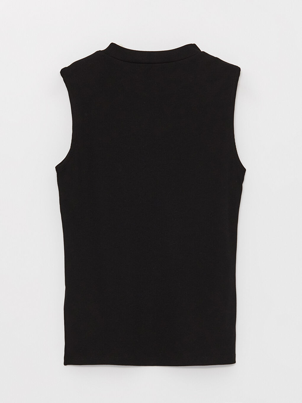 Women's Crew Neck Plain Tank Top-5