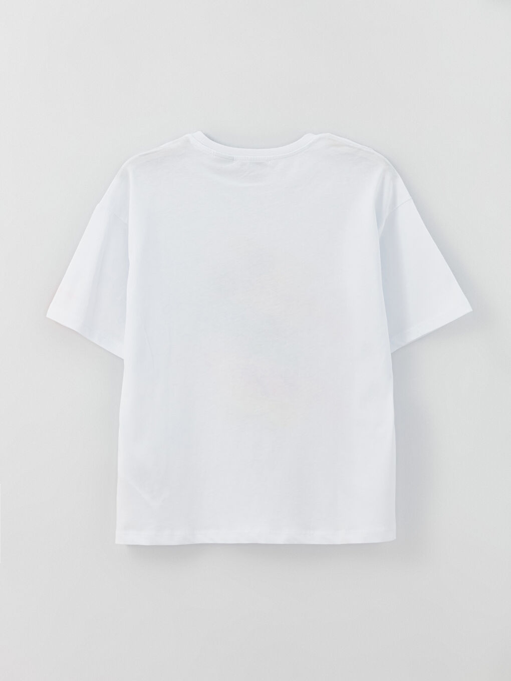 Crew Neck Minnie Mouse Printed Short Sleeve Girls' T-Shirt and Shorts-3