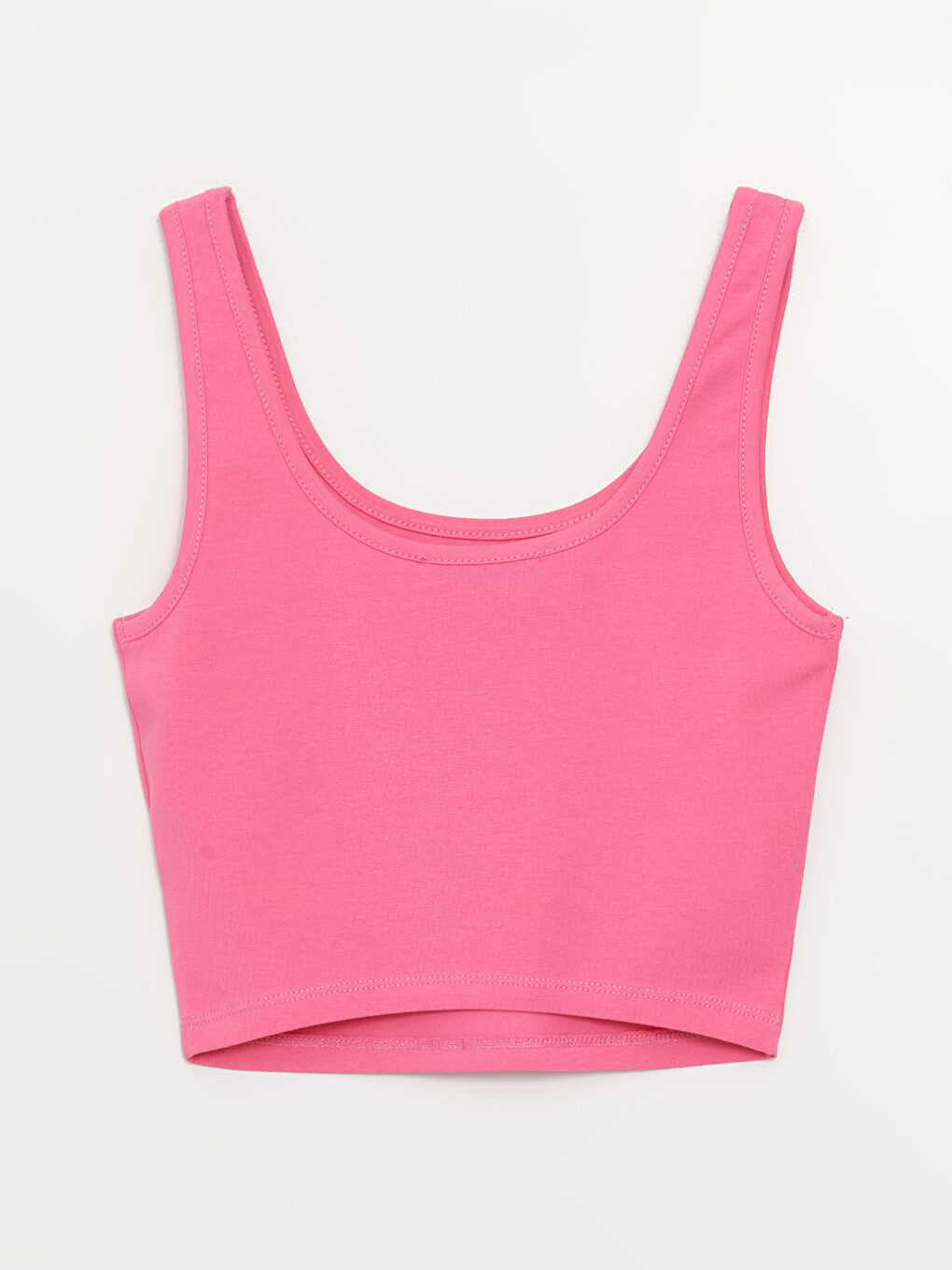 Women's U-Neck Printed Crop-6