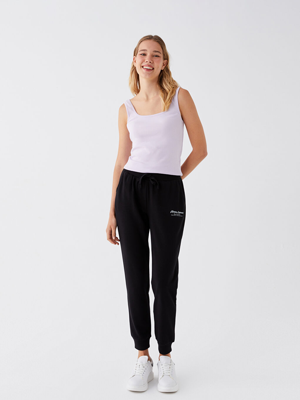 Lila Kadın Bisiklet Yaka Düz Atlet-1