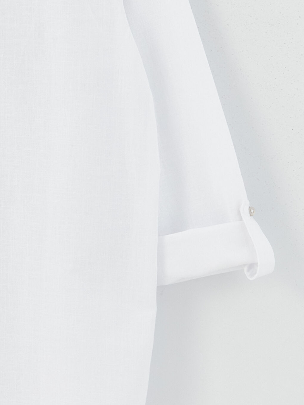 Ekru Kaçık Yaka Nakışlı Uzun Kollu Kadın Bluz-7