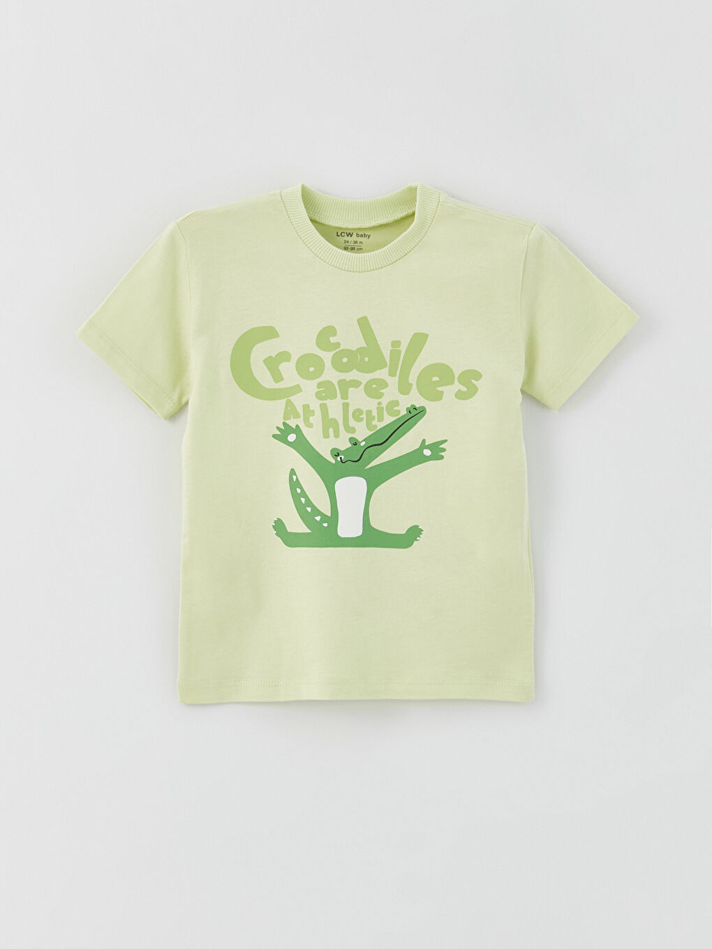 تيشيرت ياقة دائرية مطبوع - أولاد رضع - مجموعة من 2-1