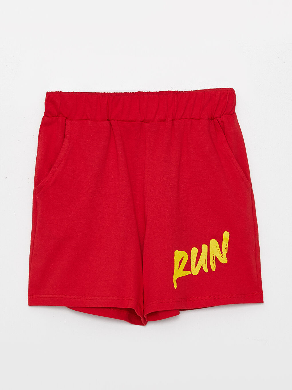 Kırmızı Bisiklet Kısa Kısa Kollu Baskılı Erkek Bebek Tişört ve Şort 2'li Takım-2