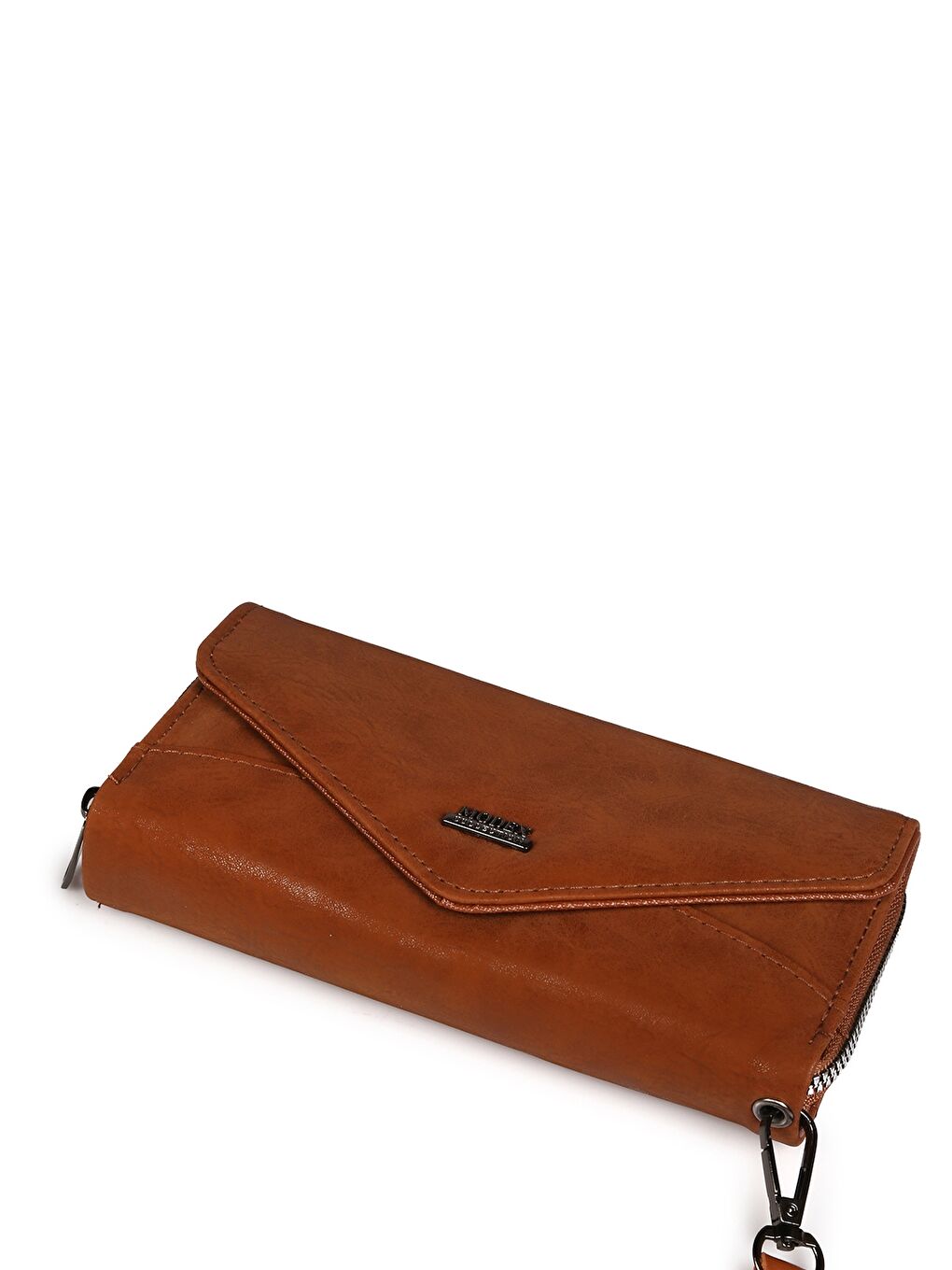 Kahverengi Deri Görünümlü Kadın Cüzdan-2