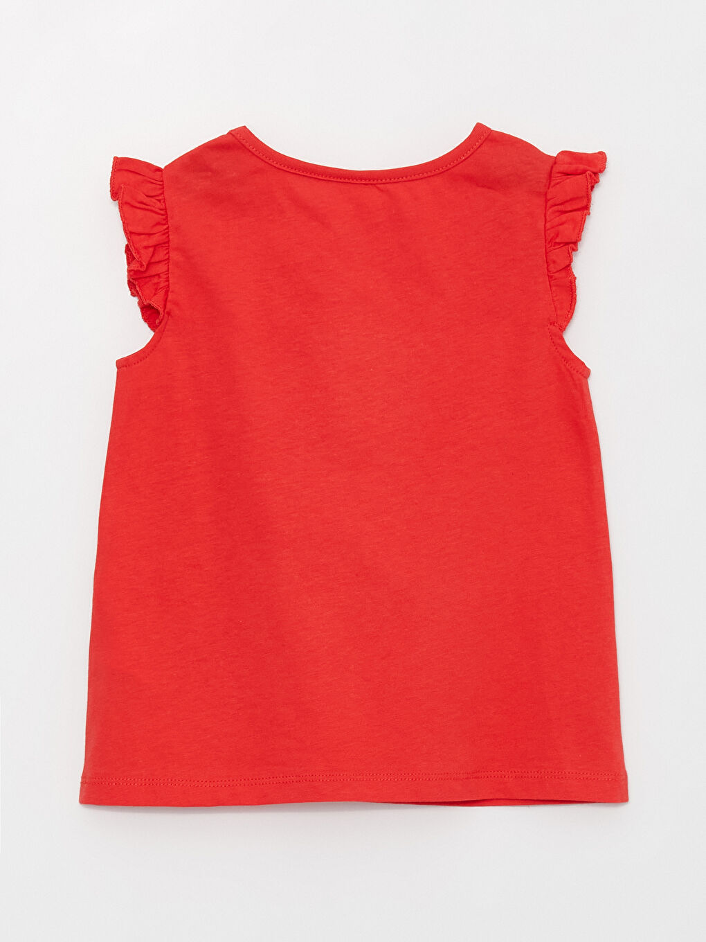 Kırmızı Bisiklet Yaka Kız Bebek Atlet 2'li-4