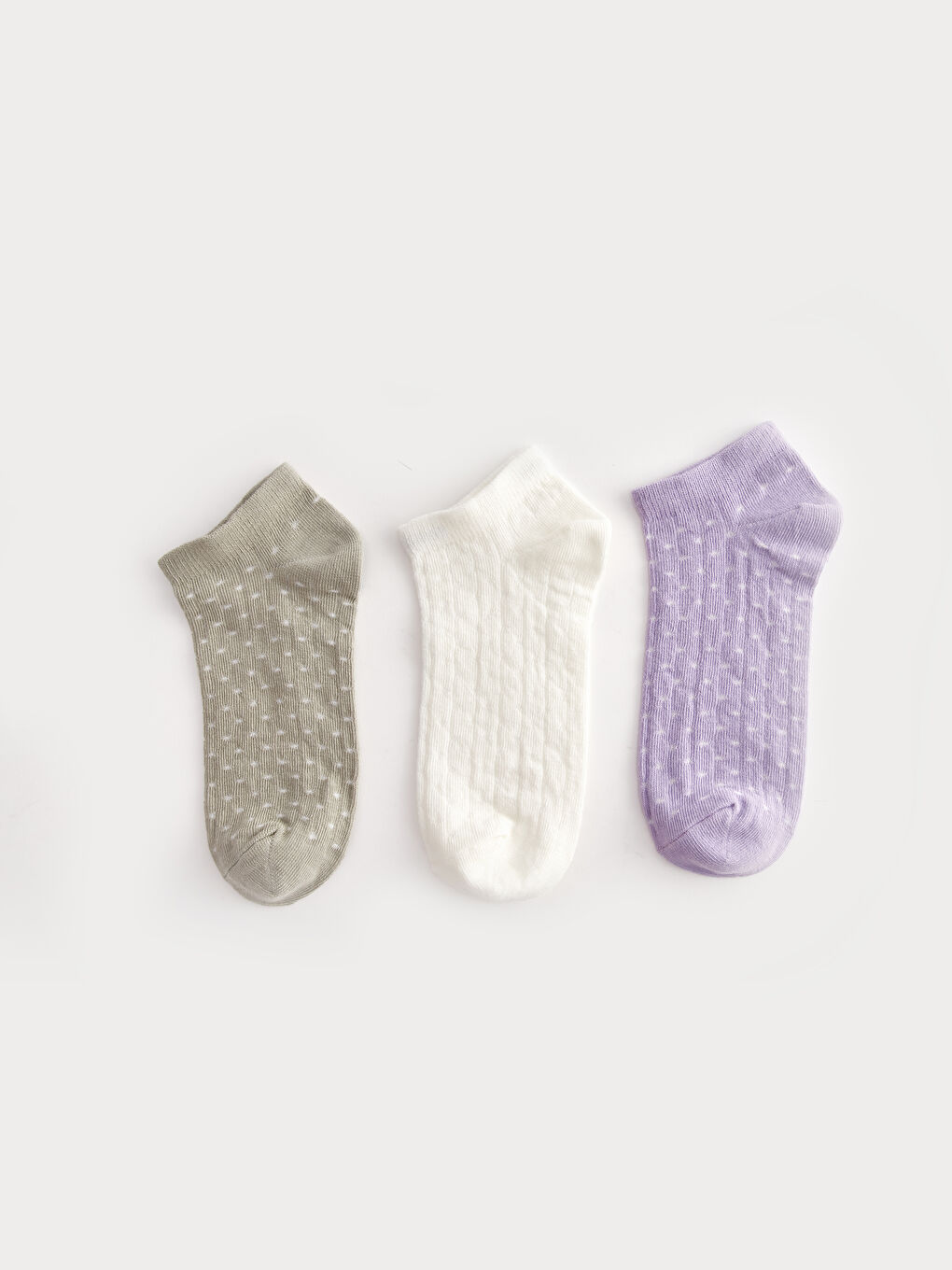 Polka Dot Women's Trainer Socks 3-Pack