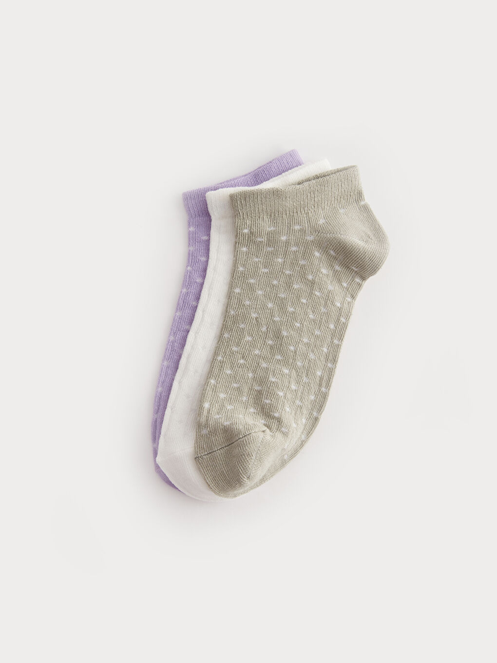 Polka Dot Women's Trainer Socks 3-Pack-1