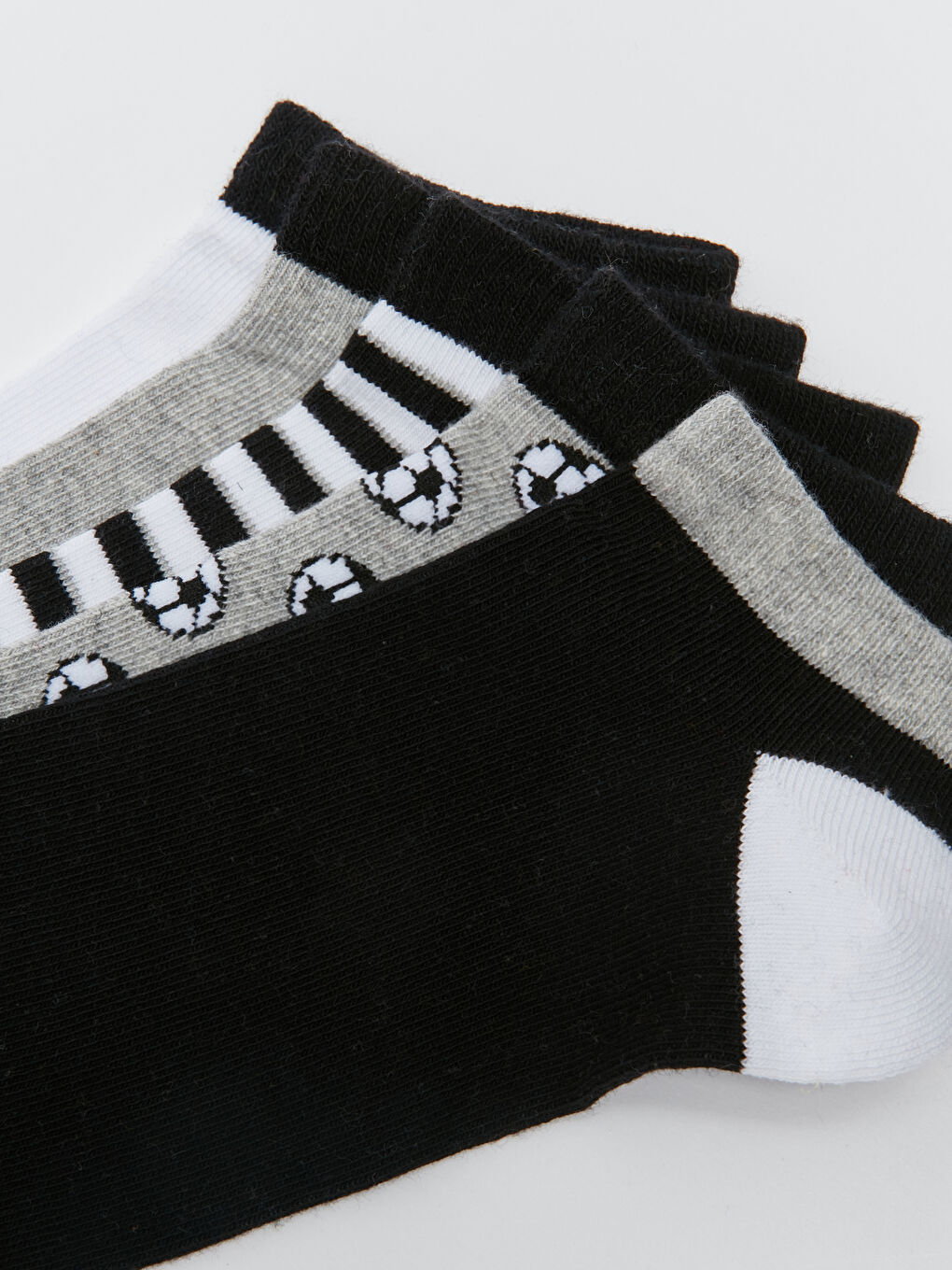 Patterned Boys Trainer Socks 5 Pack-3
