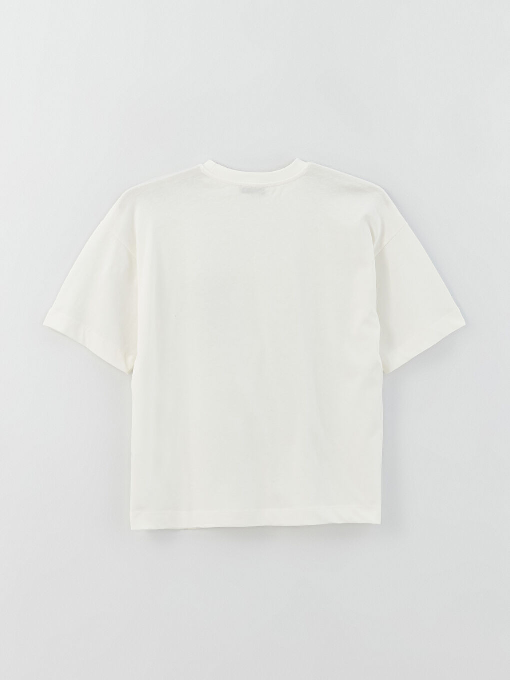 T-shirt à manches courtes imprimé à col rond pour femmes-6