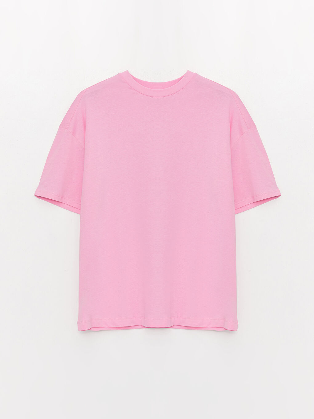 Crew Neck Printed Short Sleeve Oversize Women's T-Shirt-5