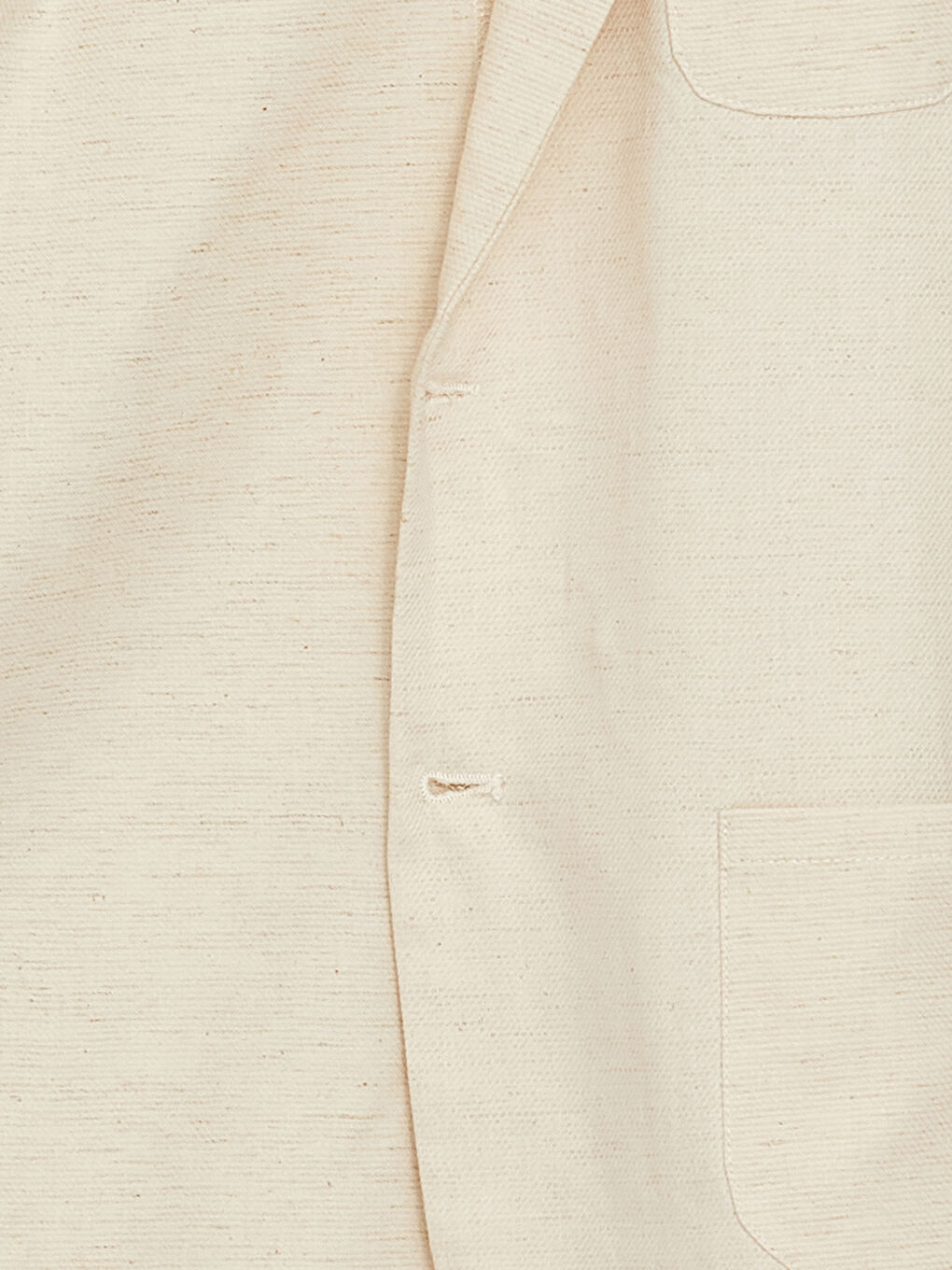 Bej Keten Karışımlı Erkek Çocuk Ceket-3