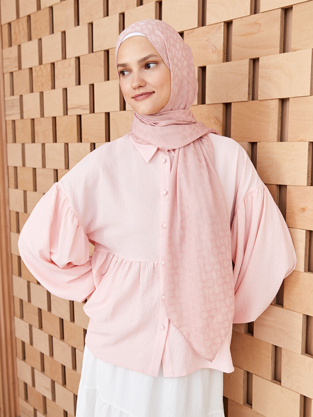 LCW ACCESSORIES Schlichter Satin-Schal für Damen -S3K750Z8-VBB