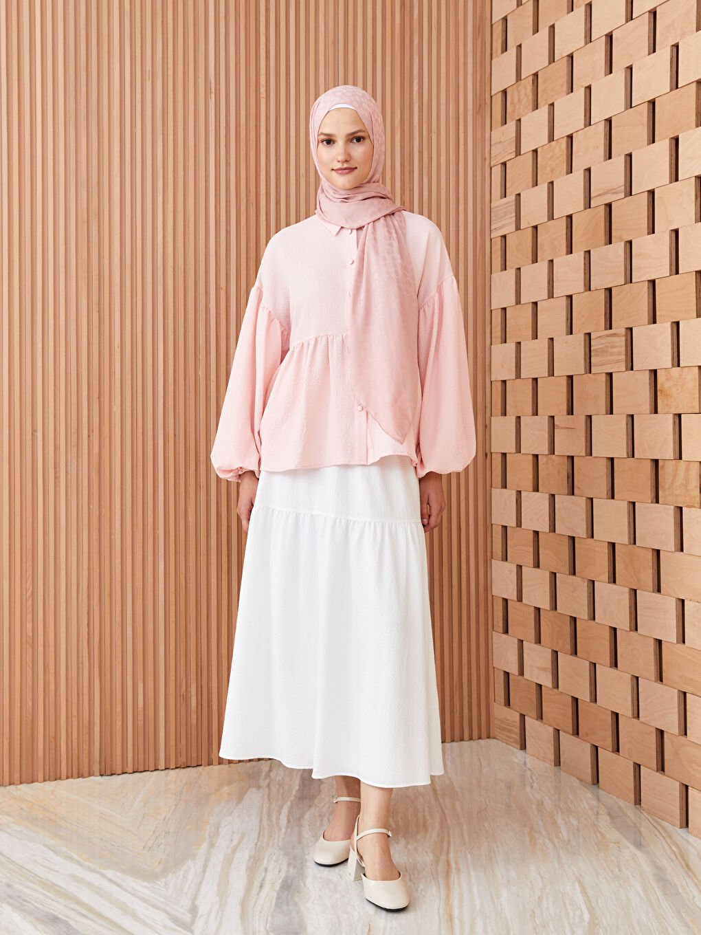 LCW ACCESSORIES Schlichter Satin-Schal für Damen -S3K750Z8-VBB