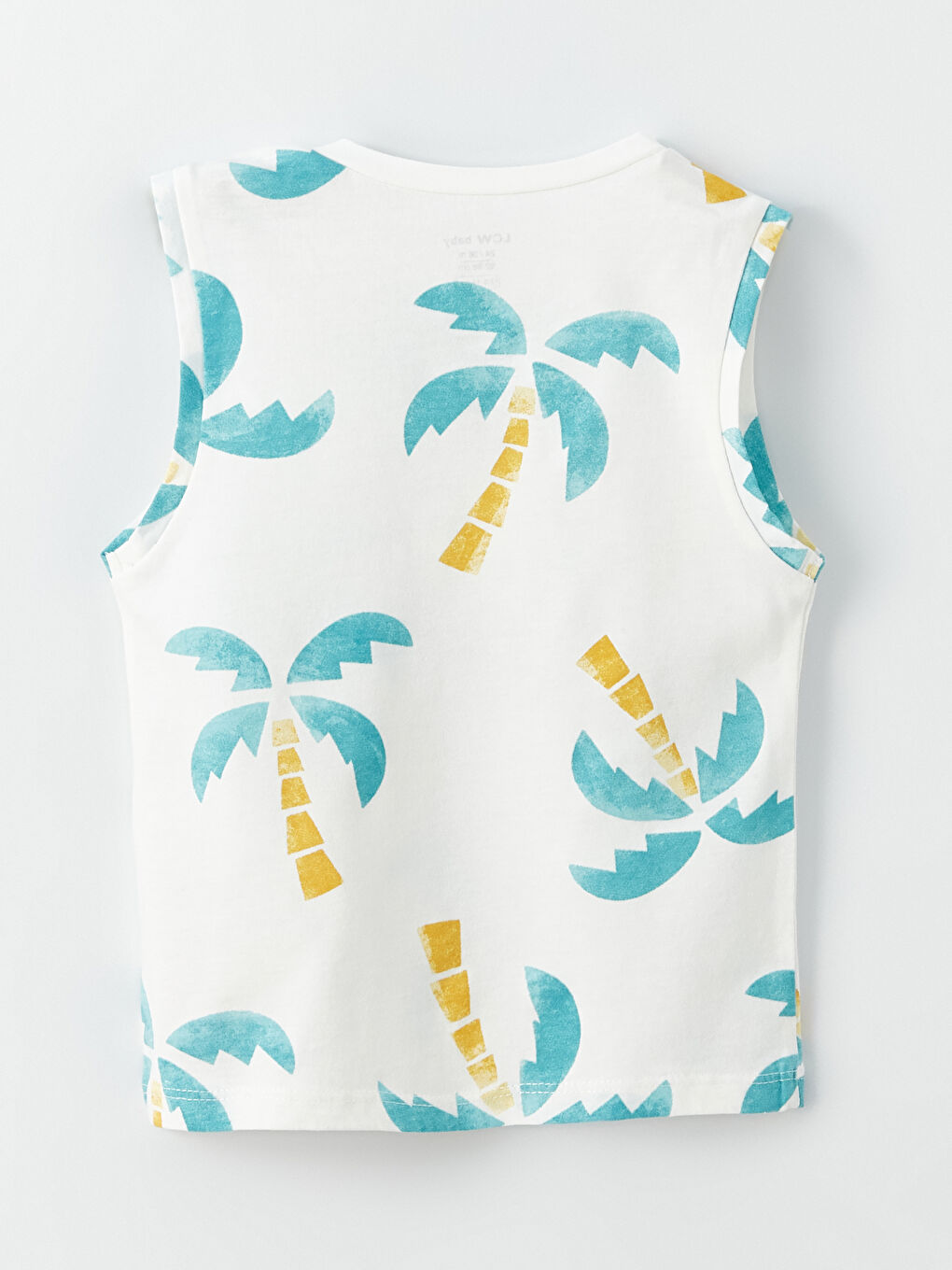 Bej Bisiklet Yaka Erkek Bebek Atlet 2'li-2