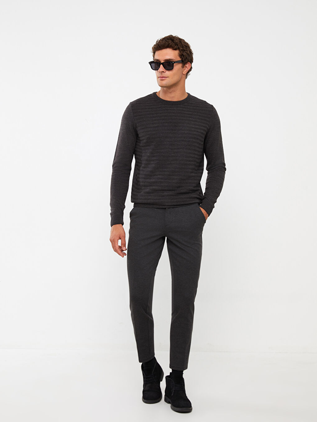 Slim Fit Men's Chino Trousers-1