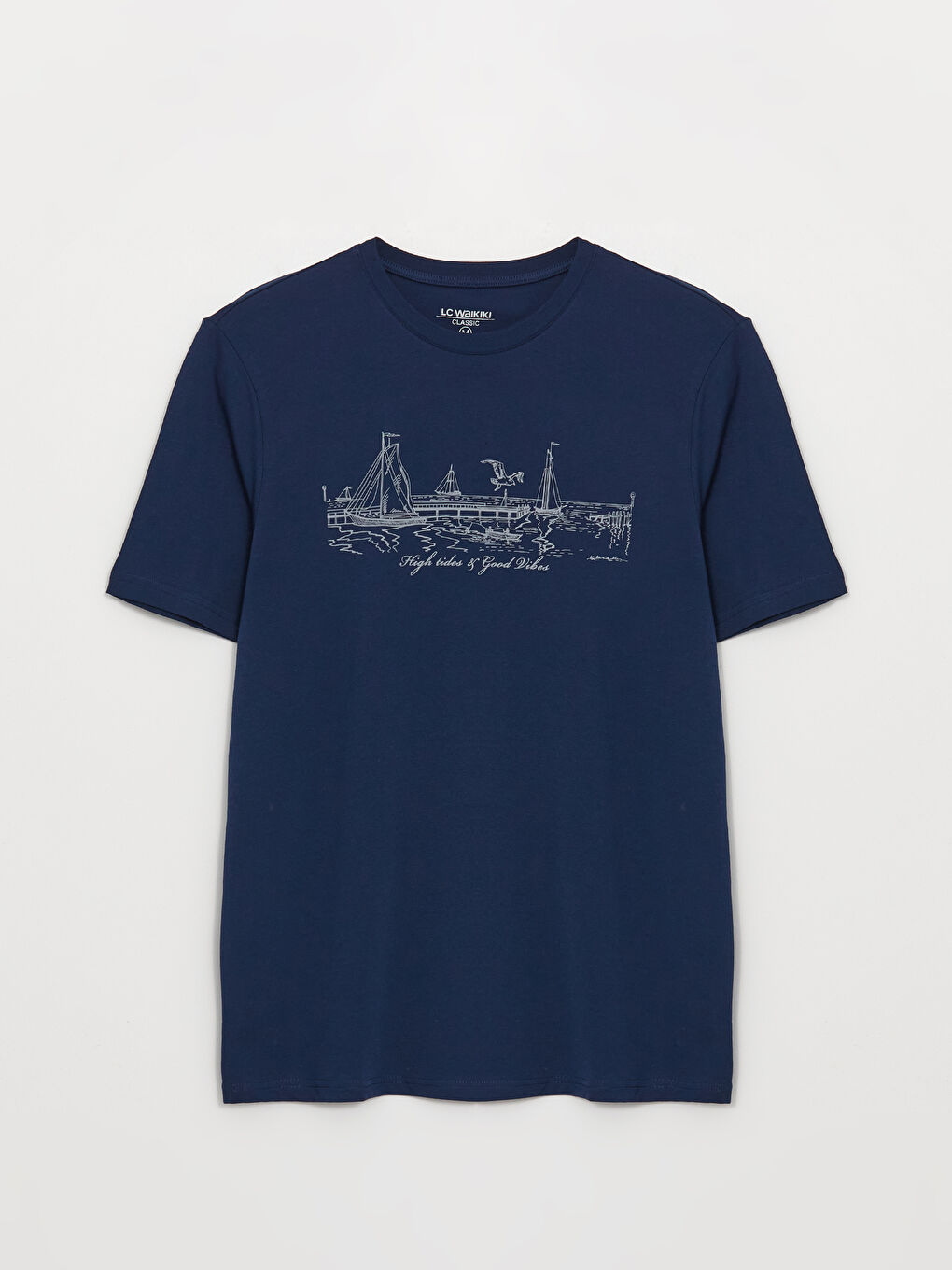 SOUTHBLUE Crew Neck Short Sleeve Printed Combed Cotton Men's
