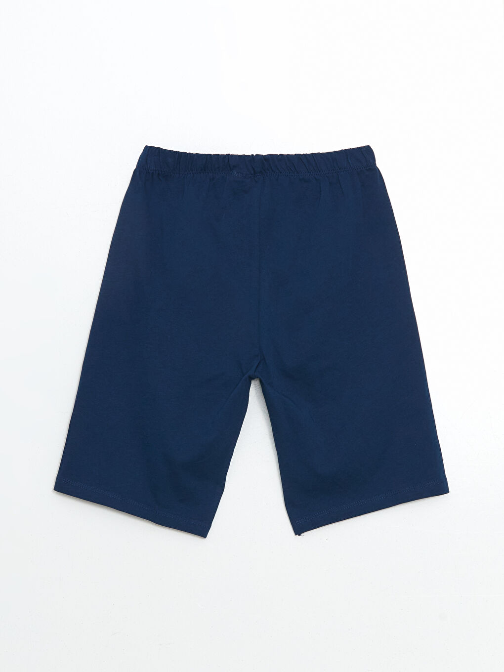 Lacivert Beli Lastikli Erkek Çocuk Pijama Şort-1