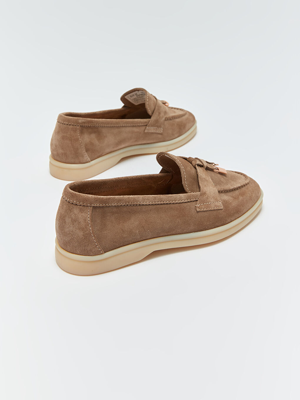 Kahverengi Kadın Loafer Ayakkabı-4