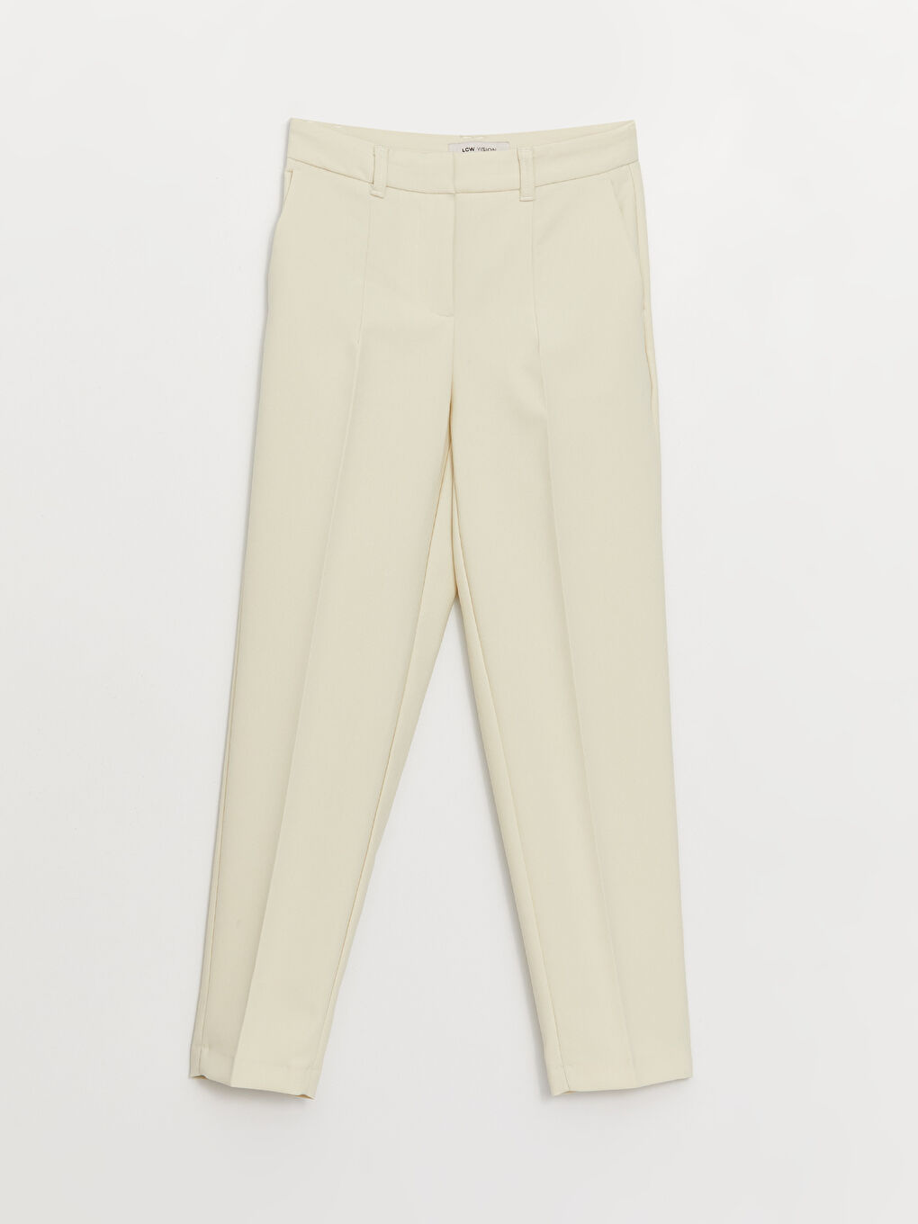 Bej Dar Fit Kadın Pantolon-5