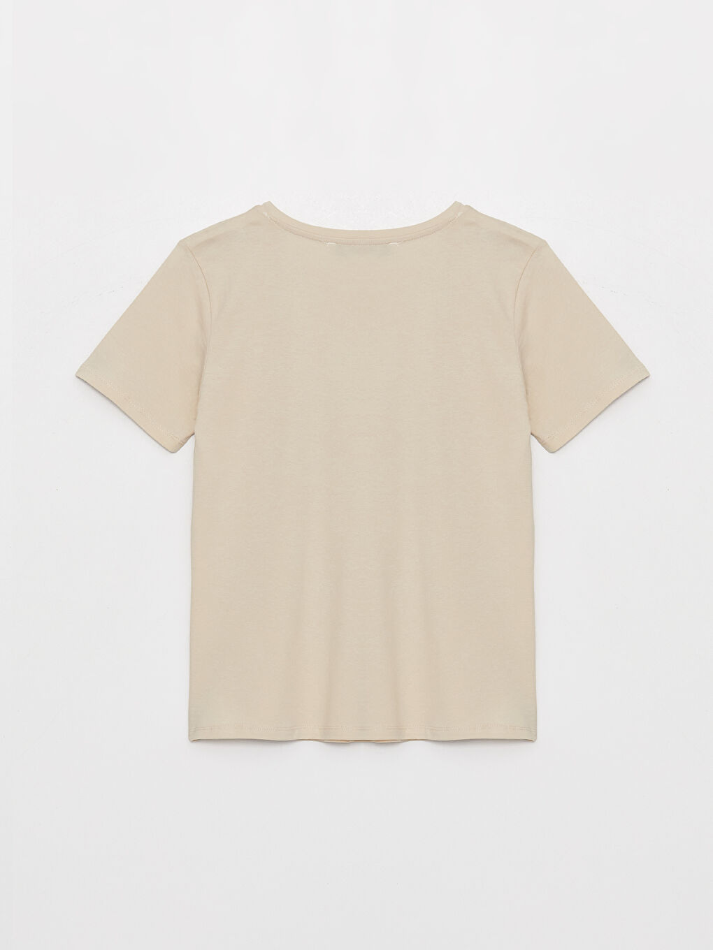 Crew Neck Printed Short Sleeve Women's T-Shirt-6
