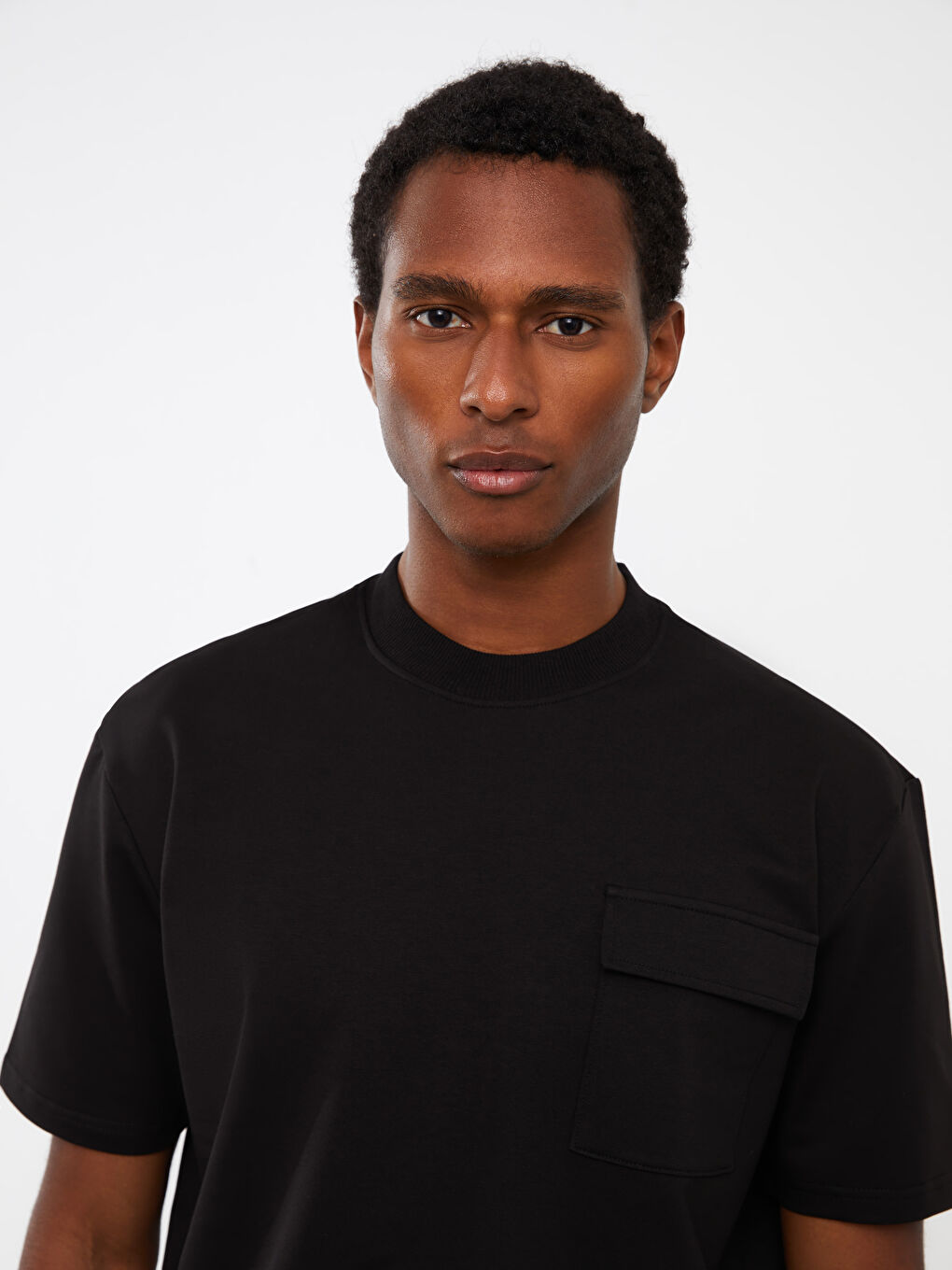 Siyah Standart Kalıp Erkek Şortlu Takım-2