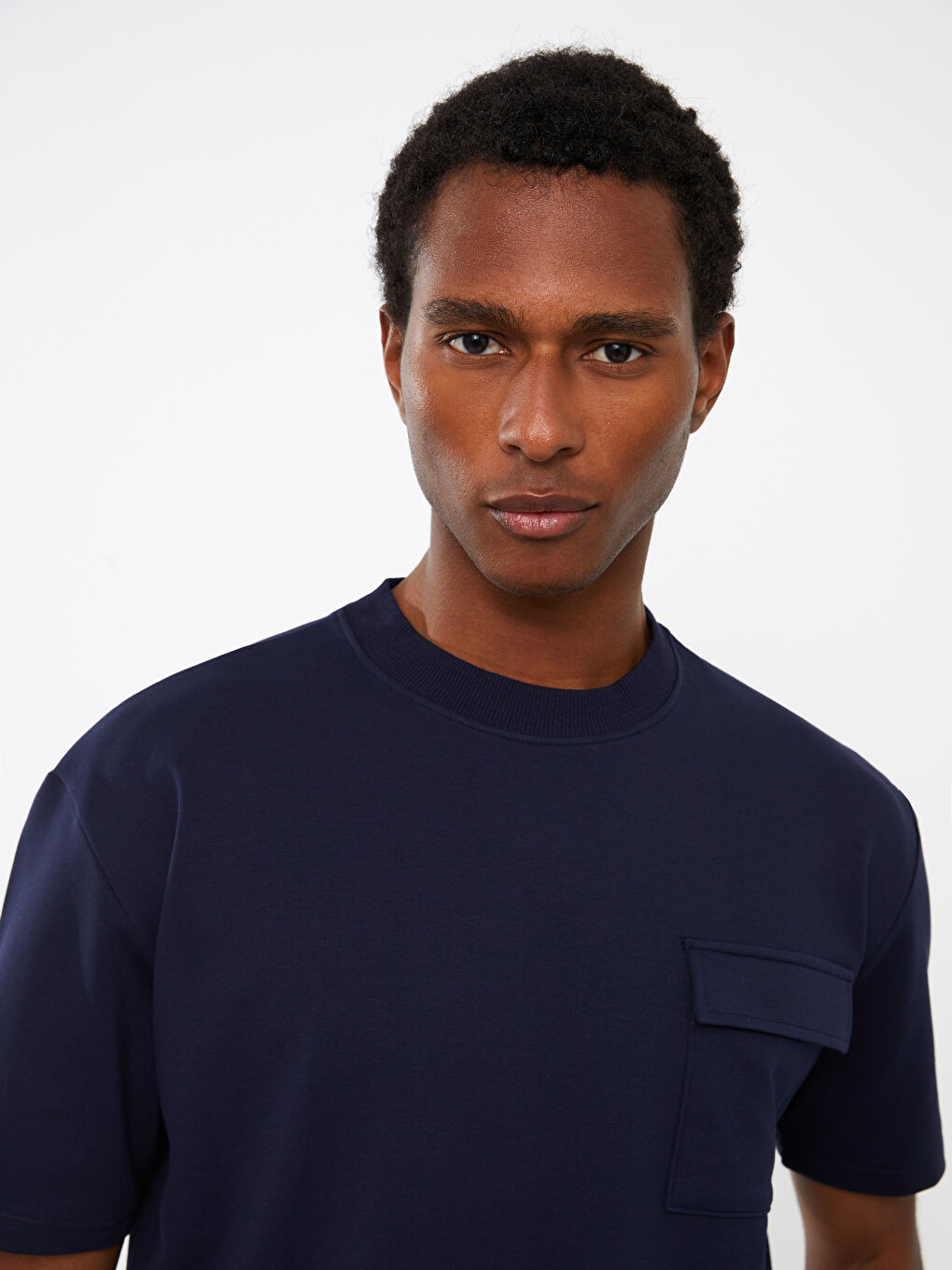 Lacivert Standart Kalıp Erkek Şortlu Takım-2