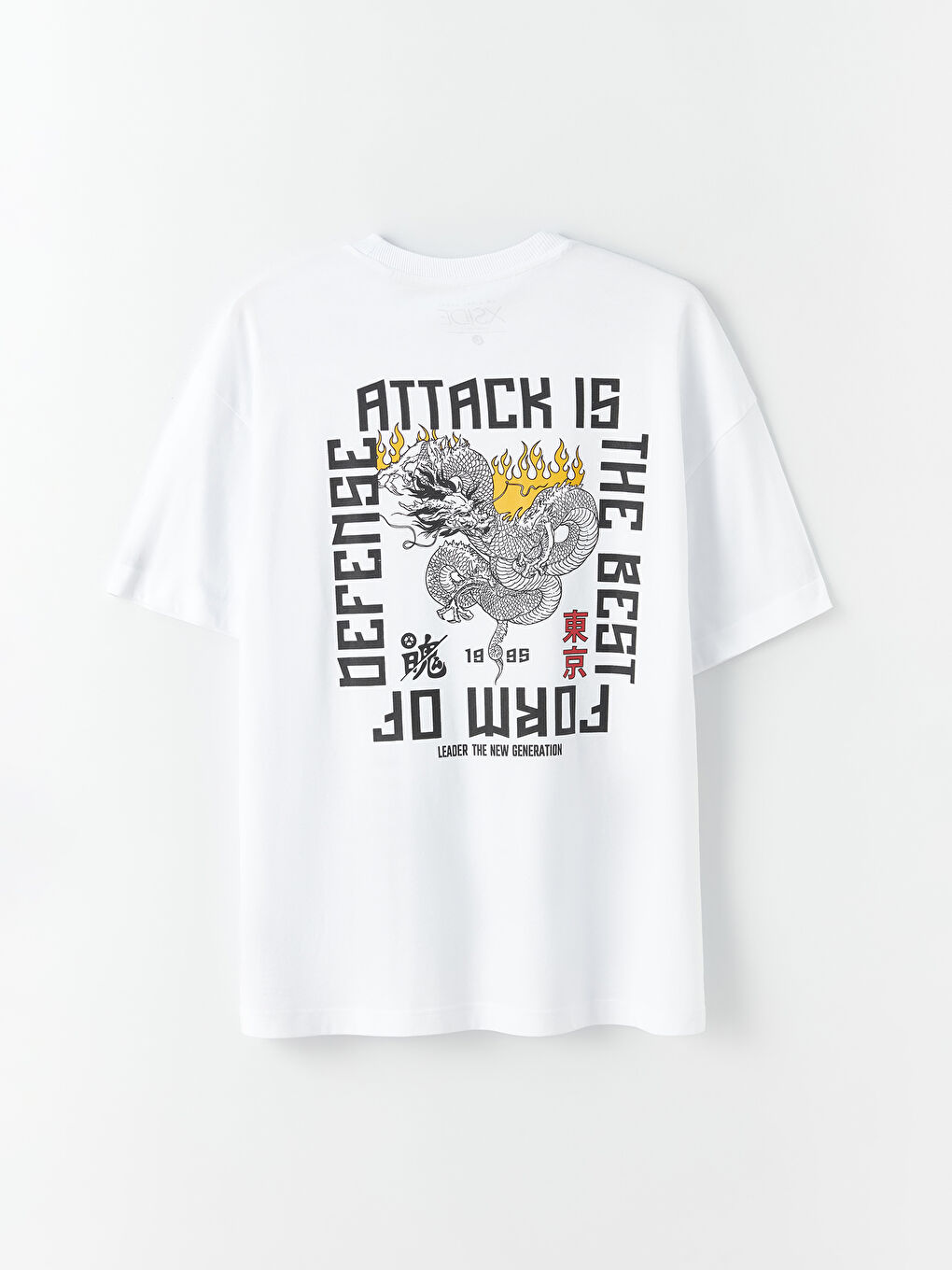 Oversize Crew Neck Short Sleeve Printed Jersey Men's T-Shirt-6