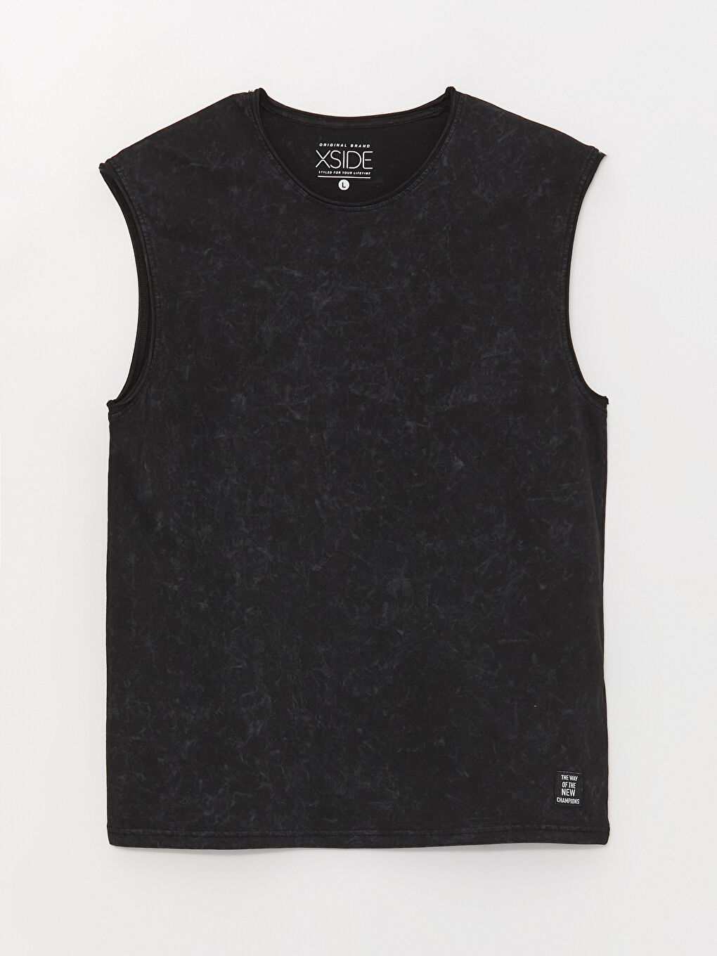 Crew Neck Jersey Men's Sleeveless T-Shirt-5