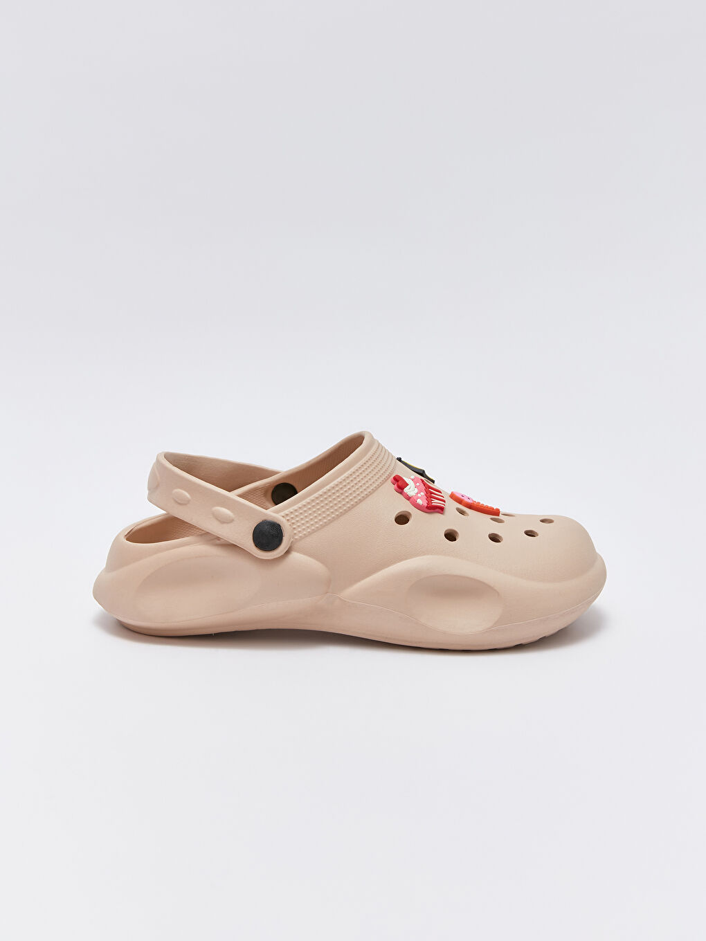 Bej Patch Detaylı Kadın Plaj Sandaleti-1