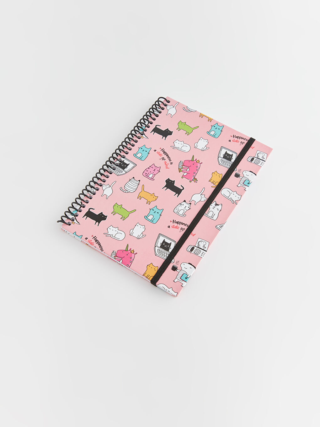 LCW ACCESSORIES Kedi Baskılı Telli Defter