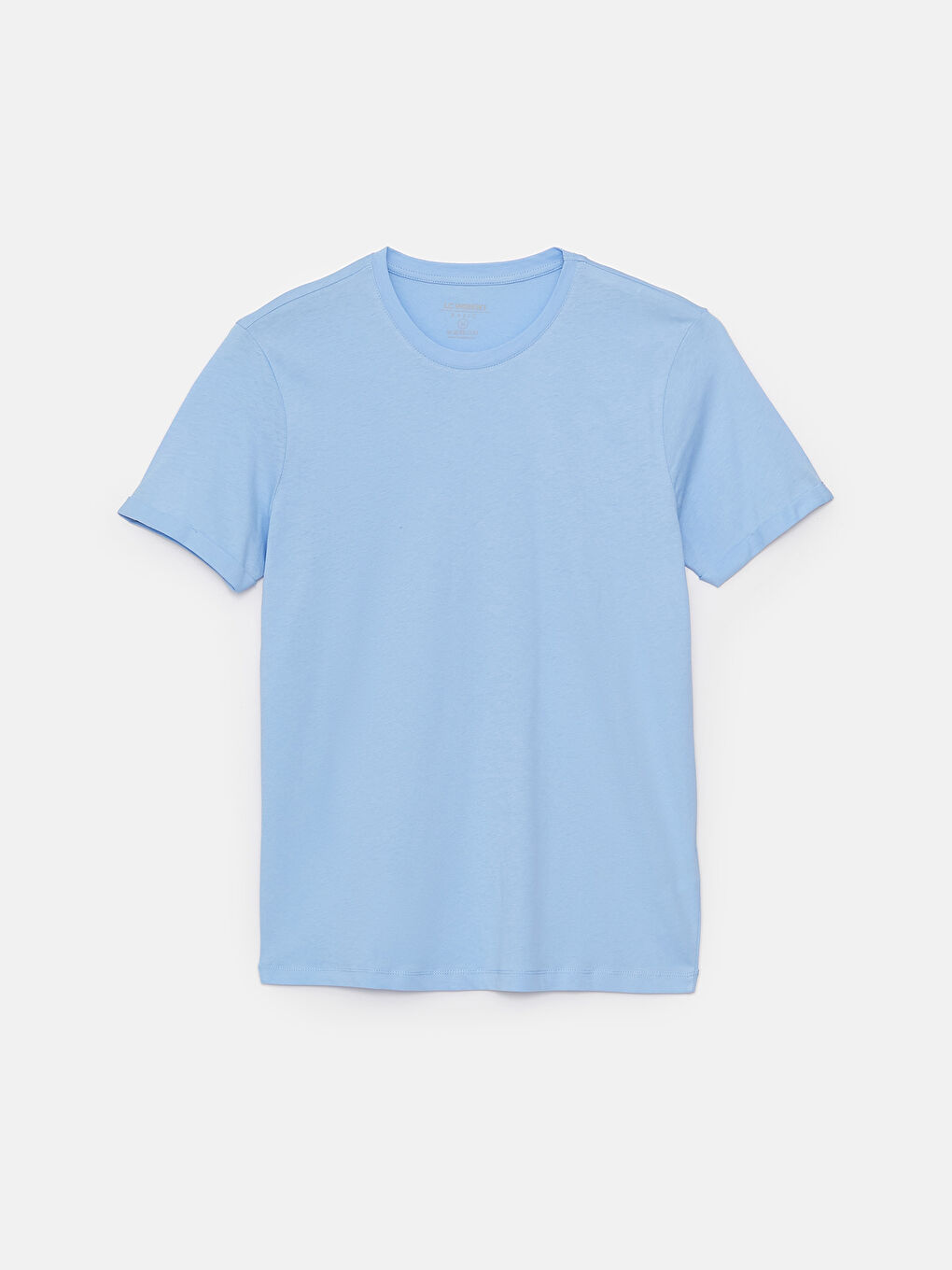Mavi Bisiklet Yaka Kısa Kollu Erkek Tişört-5