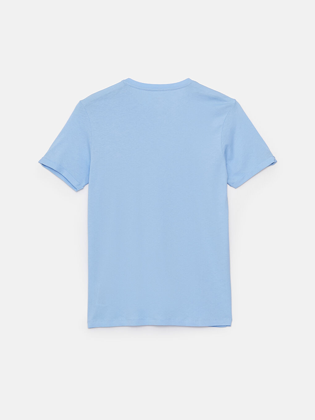 Mavi Bisiklet Yaka Kısa Kollu Erkek Tişört-6