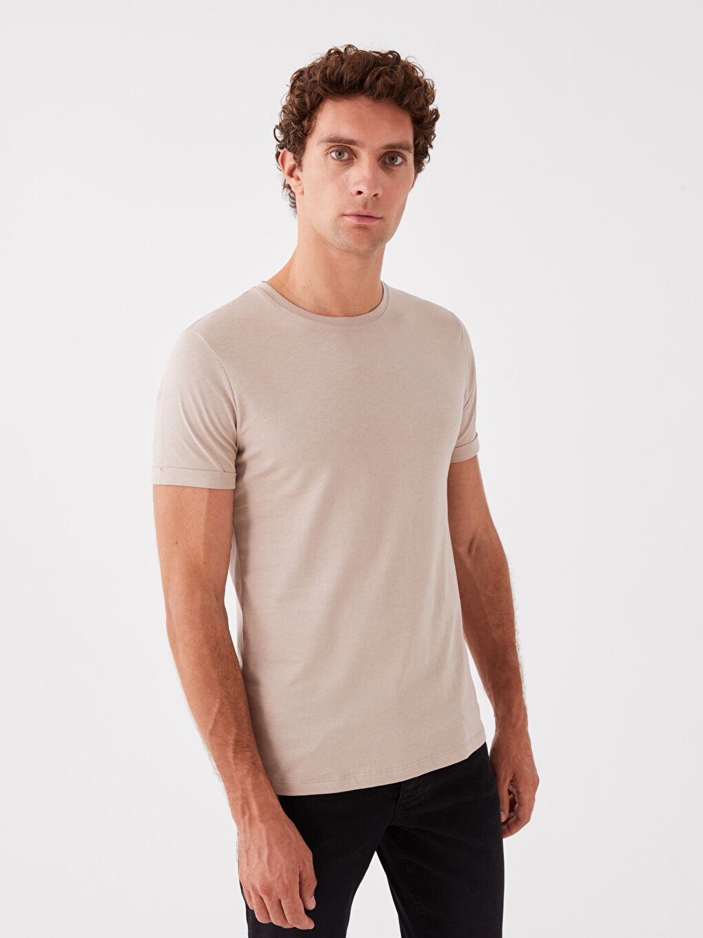 Crew Neck Short Sleeve Men's T-Shirt