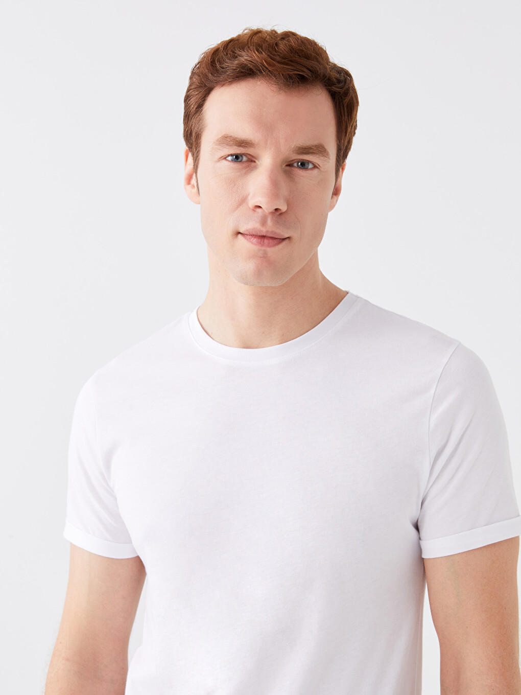 Crew Neck Short Sleeve Men's T-shirt