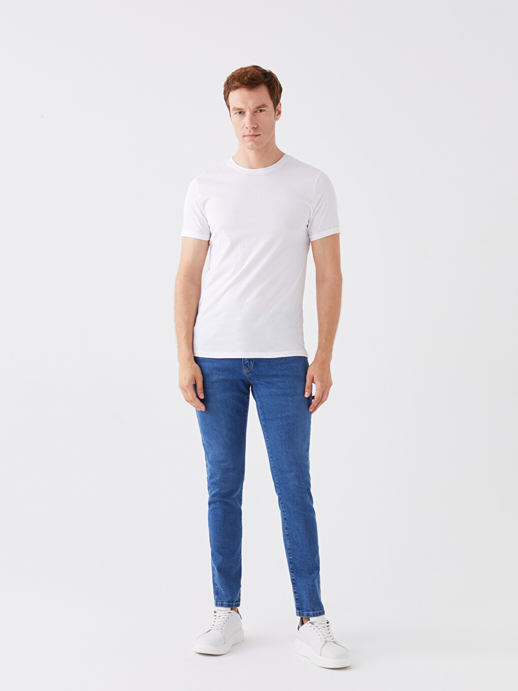 Crew Neck Short Sleeve Men's T-shirt-2