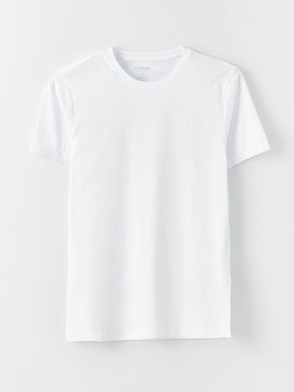 Crew Neck Short Sleeve Men's T-shirt-5