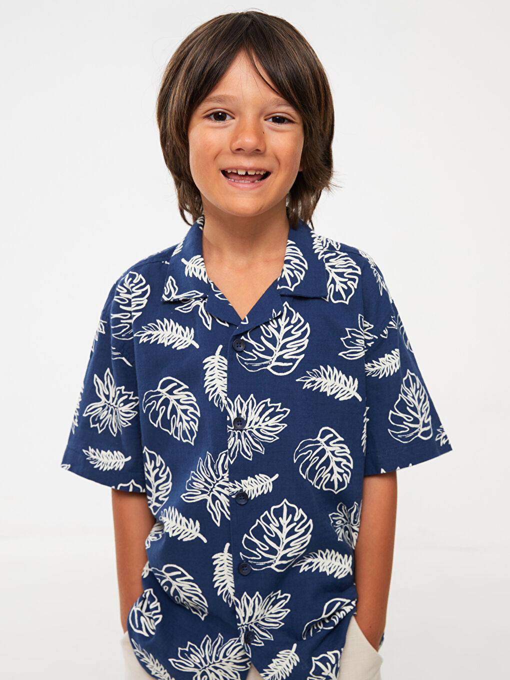 ұлдарға арналған өрнекті кең жейде