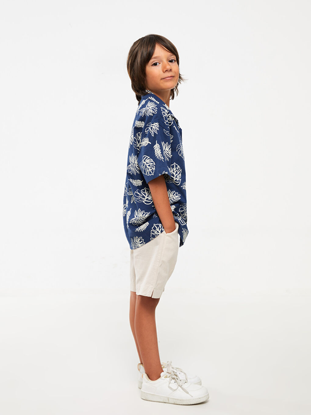 ұлдарға арналған өрнекті кең жейде-1