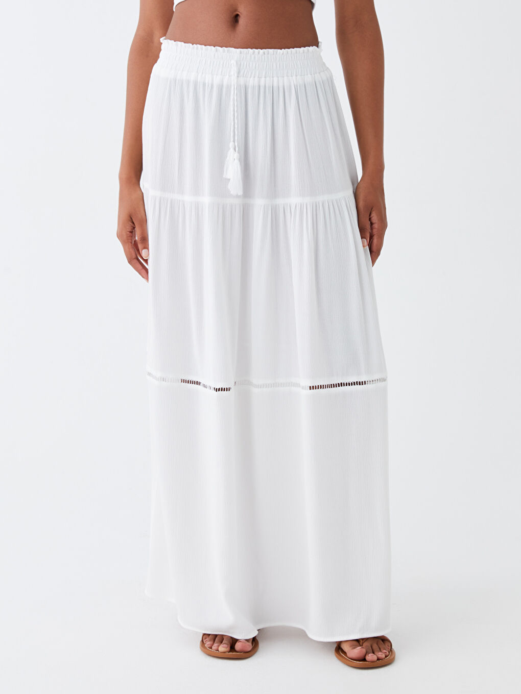 Women's Elastic Waist Regular Skirt -S3KC53Z8-R9J