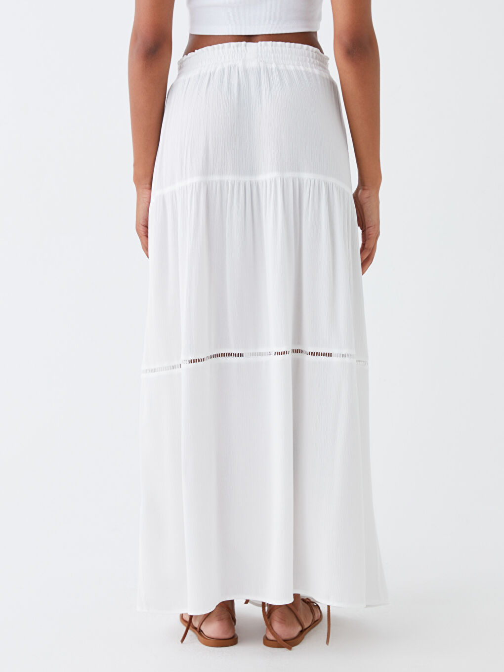 Women's Elastic Waist Regular Skirt -S3KC53Z8-R9J