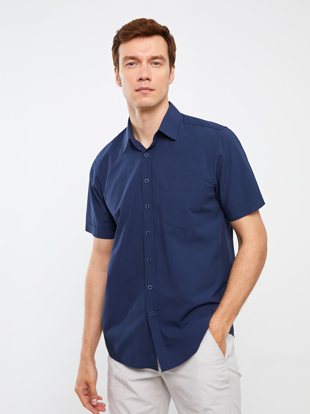 Chemise à Manches Courtes Coupe Régulière pour Hommes