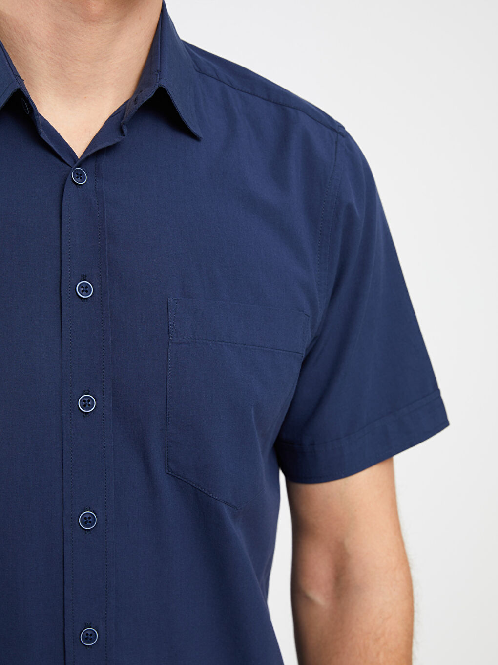 Chemise à Manches Courtes Coupe Régulière pour Hommes-3